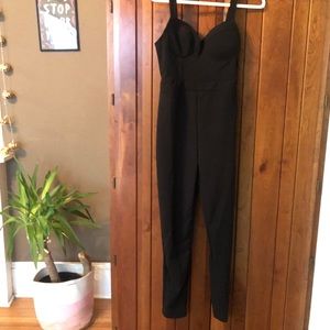 Black Stretchy Jumpsuit